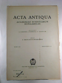 Acta+Antiqua+Academiae+Scientiarum+Hungaricae.+Tomus+3%2C+Fasc.+1+-+2+%2F+1955
