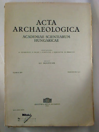 Acta+Archaeologica.+-+Tomus+14+%2F+1962%2C+fascic.+1-2+%28gebunden+in+1+Bd.%29