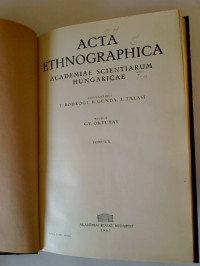 Acta+Ethnographica.+-+Tomus+10+%2F+1961%2C+Fasc.+3+-+4+%28gebunden%29