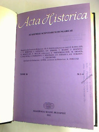 Acta+Historica+%3D+Zeitschrift+der+Ungarischen+Akademie+der+Wissenschaften.+Tomus+28+%2B+29