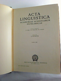 Acta+linguistica+-+Academiae+Scientiarum+Hungaricae.+-+Tomus+III+%2F+1953