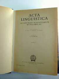 Acta+linguistica+-+Academiae+Scientiarum+Hungaricae.+-+Tomus+V+%2F+1955