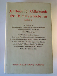 Alfons+Perlick+%28Hg.%29%3A+Jahrbuch+f%C3%BCr+Volkskunde+der+Heimatvertriebenen.+-+Bd.+3+%2F+1958.