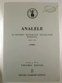 Analele+%2F+Academiei+Republicii+Socialiste+Romania.+-+Anul+122+%2F+1988.+-+Seria+a+IV-a+Vol.+XXXVIII