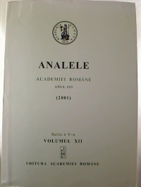 Analele+%2F+Academiei+Republicii+Socialiste+Romania.+-+Anul+135+%2F+2001.+-+Seria+a+V-a+Vol.+XII