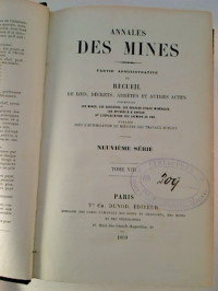 Annales+des+Mines%2C+partie+administrative+ou+Recueil+de+Lois%2C+Decrets%2C+Arretes+et+autres+Actes+...+-+Tome+VIII+%28Neuvieme+Serie%29