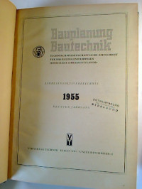 Bauplanung+und+Bautechnik.+-+Jg.+9++%2F+1955