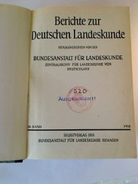 Berichte+zur+deutschen+Landeskunde.+-+20.+Bd.+%2F+1958.+%28Heft+1%2B2%2C+gebunden%29