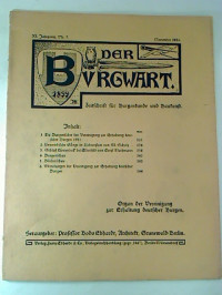 Bodo+Ebhardt+%28Hg.%29%3A+Der+Burgwart.+-+XI.+Jg.%2C+Nr.+7+%2F+1910+%28Rheinlandnummer%29.+-+Zeitschrift+f%C3%BCr+Burgenkunde+und+mittelalterliche+Baukunst.