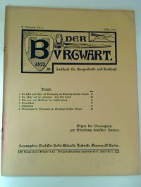 Bodo+Ebhardt+%28Hg.%29%3A+Der+Burgwart.+-+X.+Jg.%2C+Nr.+3+%2F+1909+%28Rheinlandnummer%29.+-+Zeitschrift+f%C3%BCr+Burgenkunde+und+mittelalterliche+Baukunst.