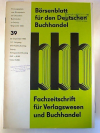 B%C3%B6rsenblatt+f%C3%BCr+den+Deutschen+Buchhandel+%28bbb%29+-+147.+Jg.+%2F+Heft+39%2C+23.+September+1980.+-+Fachzeitschrift+f%C3%BCr+das+Buchwesen.