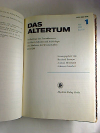 Burchard+Brentjes+%28Hg.%29+u.a.%3ADas+Altertum.+-+Bd.+28+%2F+1982%2C+H.+1+-+4+%28gebunden+in+1+Bd.%29