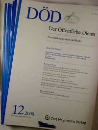 D%C3%96D+Der+%C3%96ffentliche+Dienst.+-+Personalmanagement+und+Recht.+-+2008%2C+Nr.+1%2F2+-+12+%2811+Einzelhefte%29