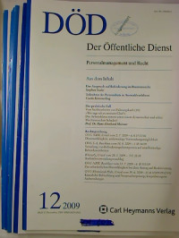 D%C3%96D+Der+%C3%96ffentliche+Dienst.+-+Personalmanagement+und+Recht.+-+2009%2C+Nr.+1%2F2+-+12+%2810+Einzelhefte%2C+kompl.+Jg.%29