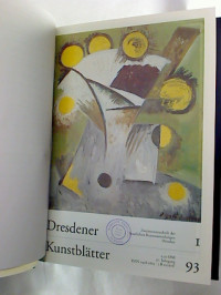 DRESDENER+KUNSTBL%C3%84TTER+-+Zweimonatsschrift+der+Staatlichen+Kunstsamlungen+Dresden.+-+37.+Jg.+%2F+1993