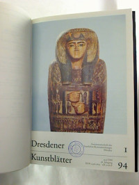 DRESDENER+KUNSTBL%C3%84TTER+-+Zweimonatsschrift+der+Staatlichen+Kunstsamlungen+Dresden.+-+38.+Jg.+%2F+1994