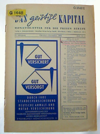 Das+geistige+Kapital.+-+10.Jg.+%2F+Heft+10-11%2C+1964.