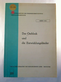 Der+Ostblock+und+die+Entwicklungsl%C3%A4nder.+-+Heft+M%C3%A4rz+1966.+-+%28Vierteljahresbericht%29