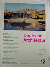 Deutsche+Architektur.+-+10.+Jahrg.+%2F+1961+-+Heft+12+%281+Einzelheft%29