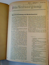 Die+Versorgung.+-+Jg.+4+%2F+1949%2C+H.+1+%28Aug.%29+-+1950%2C+H.+17+%28Dez.%29%3B+Jg.+5+%2F+1951%2C+Heft+1+-+3+%28gebunden+in+1+Bd.%29