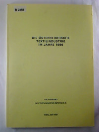 Die+%C3%B6sterreichische+Textilindustrie+im+Jahre+1986.