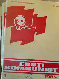 Eesti+kommunist.+-+40+aastak%C3%A4ik+%2F+1985%2C+Nr.+1+-+12%2C+%2812+Einzelhefte%29