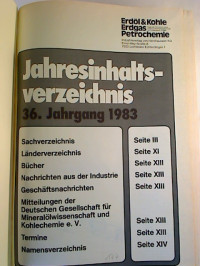 Erd%C3%B6l+%26+Kohle%2C+Erdgas%2C+Petrochemie.+-+36.+Jahrgang+1983.+%28gebund.+Jahresband%29