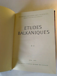 Etudes+balkaniques.+-+1965%2C+2+-+3+%28gebunden+in+1+Bd.%29