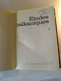 Etudes+balkaniques.+-+1969%2C+1+-+4+%28gebunden+in+1+Bd.%29