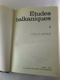 Etudes+balkaniques.+-+1972%2C+1+-+4+%28gebunden+in+1+Bd.%29