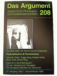 Frigga+u.+Wolfgang+Fritz+Haug+%28Hg.%29%3ADas+Argument+208.+-+Zeitschrift+f%C3%BCr+Philosophie+und+Sozialwissenschaften%3A+37.+Jg.+%2F+1995%2C+Heft+1+%28Einzelheft%29