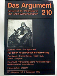 Frigga+u.+Wolfgang+Fritz+Haug+%28Hg.%29%3ADas+Argument+210.+-+Zeitschrift+f%C3%BCr+Philosophie+und+Sozialwissenschaften%3A+37.+Jg.+%2F+1995%2C+Heft+4+%28Einzelheft%29