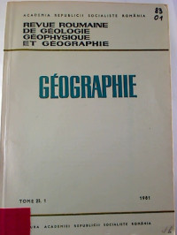 GEOGRAPHIE+-+1981+%2F+Tome+25%2C+No.+1+-+Revue+Roumaine+de+Geologie%2C+Geophysique+et+Geographie.