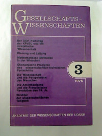 Gesellschaftswissenschaften.+-+Nr.+3+%287%29+%2F+1976%3A+Philosophie%2C+Geschichte%2C+%C3%96konomie%2C+Politik%2C+Soziologie%2C+Recht%2C+Philologie%2C+Psychologie%2C+Ethnographie%2C+Arch%C3%A4ologie.