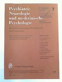 H.+A.+F.+Schulze+%28Chefredakteur%29%3APsychiatrie%2C+Neurologie+und+medizinische+Psychologie.+-+29.+Jahrg.+%2F+Juli+1977%2C+H.+7+%28Einzelheft%29