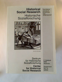 Historische+Sozialforschung+%3D+Historical+Social+Research.+-+Supplement+%2F+Beih.+Nr.+15+%2F+2003%3A+Bibliographie%2C+Abstracts%2C+Register.