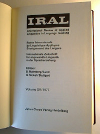 IRAL+International+Review+of+Applied+Linguistics+in+Language+Teaching+%3D+Internationale+Zeitschrift+f%C3%BCr+angewandte+Linguistik+in+der+Spracherziehung.+-+Vol.+15+%2F+1977+u.+16+%2F+1978+%28gebunden+in+1+Bd.%29