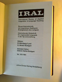 IRAL+International+Review+of+Applied+Linguistics+in+Language+Teaching+%3D+Internationale+Zeitschrift+f%C3%BCr+angewandte+Linguistik+in+der+Spracherziehung.+-+Vol.+19+%2F+1981+u.+20+%2F+1982+%28gebunden+in+1+Bd.%29