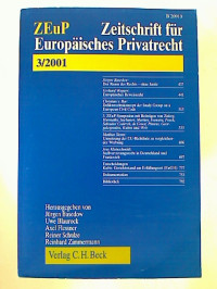 J%C3%BCrgen+Basedow+u.a.+%28Hg.%29%3AZEuP.+-+Zeitschrift+f%C3%BCr+Europ%C3%A4isches+Privatrecht.+-+3+%2F+2001.