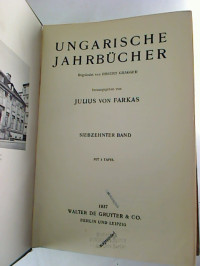 Julius+von+Farkas+%28Hg.%29%3AUngarische+Jahrb%C3%BCcher.+-+17.+Bd.++%2F+1937