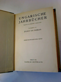 Julius+von+Farkas+%28Hg.%29%3AUngarische+Jahrb%C3%BCcher.+-+Bd.+22+%2F+1942