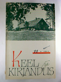 KEEL+ja+KIRJANDUS+-+11+%2F+November+1965.