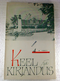 KEEL+ja+KIRJANDUS+-+4+%2F+Aprill+1965.