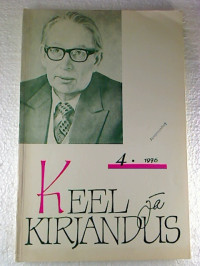 KEEL+ja+KIRJANDUS+-+4+%2F+Aprill+1976.