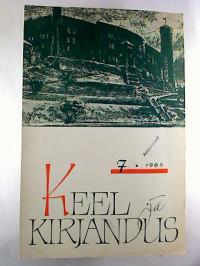 KEEL+ja+KIRJANDUS+-+7+%2F+Juuli+1965.