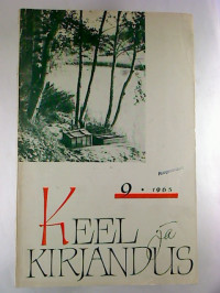 KEEL+ja+KIRJANDUS+-+9+%2F+September+1965.