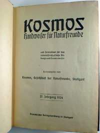 KOSMOS+-+Handweiser+f%C3%BCr+Naturfreunde.+-+21.+Jahrgang