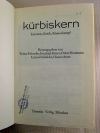 K%C3%BCrbiskern.+-+1973.+I.+Halbbd.+-+Literatur%2C+Kritik%2C+Klassenkampf.