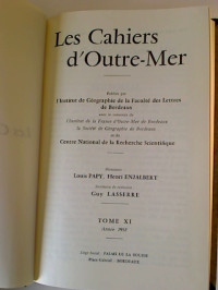 Les+Cahiers+d%27+Outre-Mer.+-++Tom+11+%2F+1958%2C+No.+41+-+44+%28gebundener++Jg.-Bd.%29