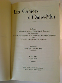 Les+Cahiers+d%27+Outre-Mer.+-++Tom+8+%2F+1955%2C+No.+29+-+32+%28gebundener++Jg.-Bd.%29